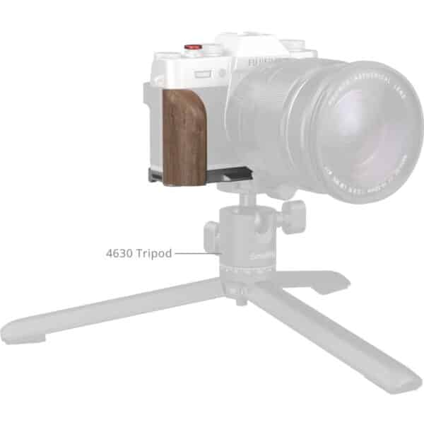 SmallRig 5667 L-Shaped Mount Plate w/ Wooden Handle For F...