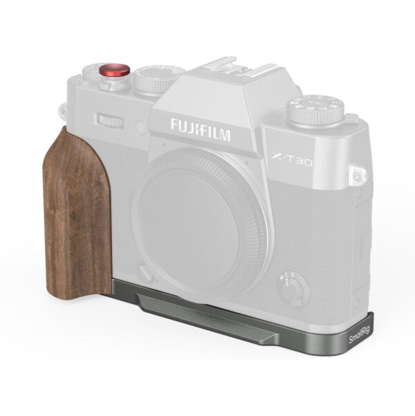 SmallRig 5668 L-Shaped Mount Plate w/ Wooden Handle Fujif...