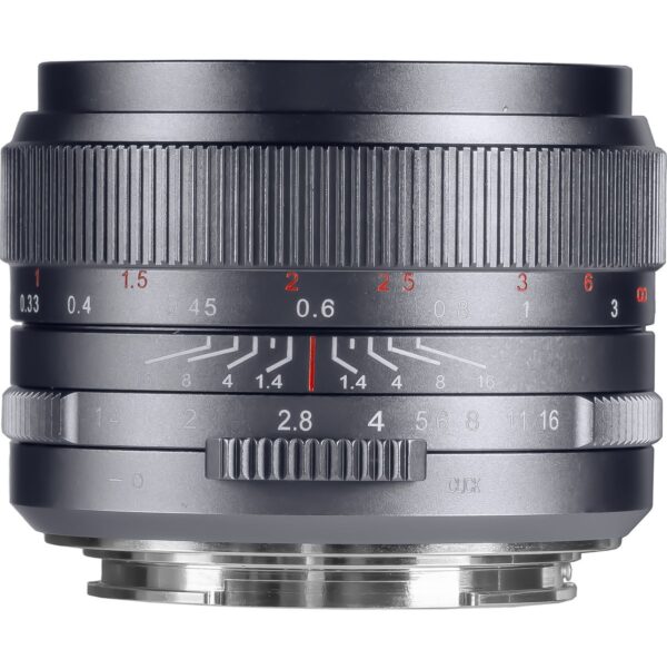 7Artisans 35mm f/1.4 Nikon Z-Mount MkIII FF Titanium Grijs