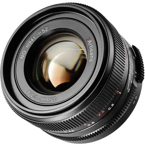 7Artisans 35mm f/1.4 Panasonic/Leica/Sigma L-Mount MkIII FF Zwart
