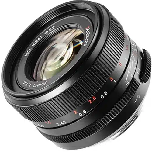 7Artisans 35mm f/1.4 Sony E-Mount MkIII FF Zwart