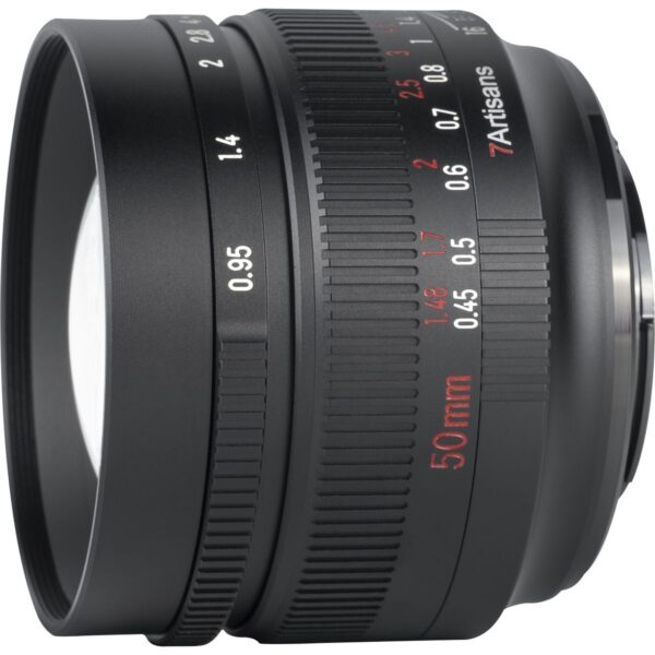 7Artisans 50mm f/0.95 Fuji X-Mount | APS-C Black