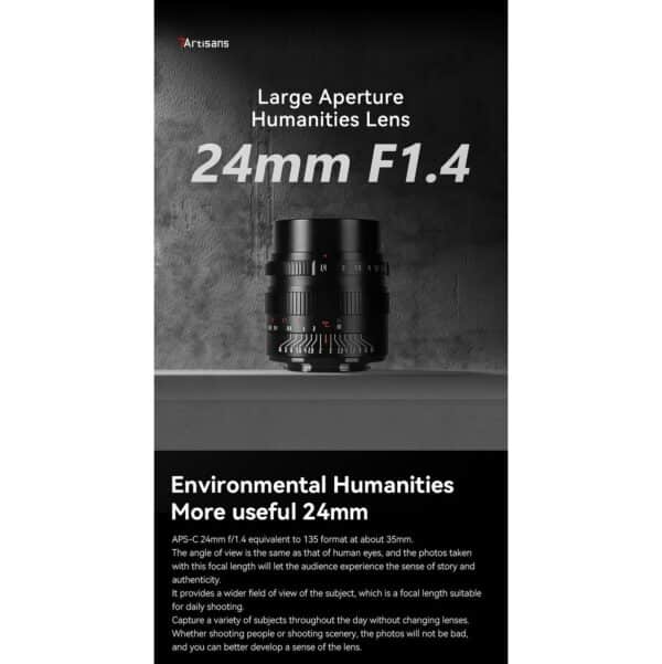 7Artisans 24mm f/1.4 Nikon Z-Mount