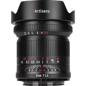7Artisans 9mm f/5.6 Nikon Z-Mount Upgraded Black