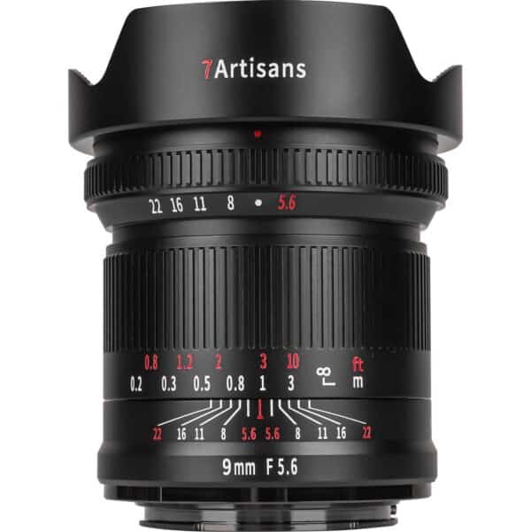 7Artisans 9mm f/5.6 Sony E-Mount Upgraded Black