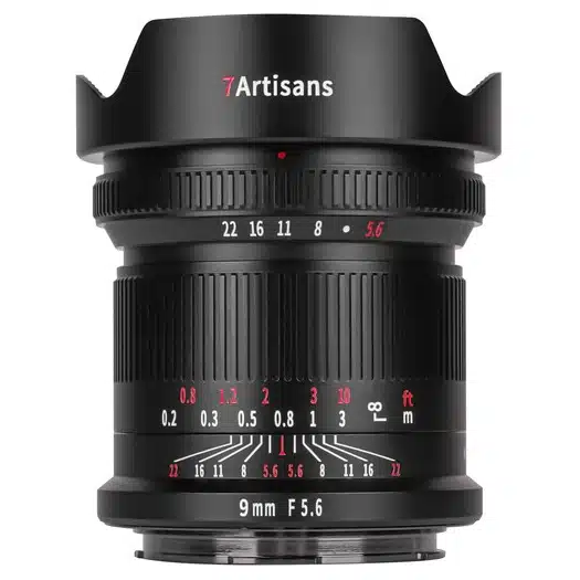 7Artisans 9mm f/5.6 Panasonic/Leica/Sigma L-Mount Upgraded Black
