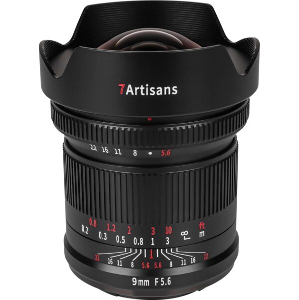 7Artisans 9mm f/5.6 Panasonic/Leica/Sigma L-Mount Upgraded Black