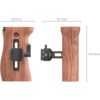 SmallRig 2187C Wooden Side Handle w/ Nato Clamp