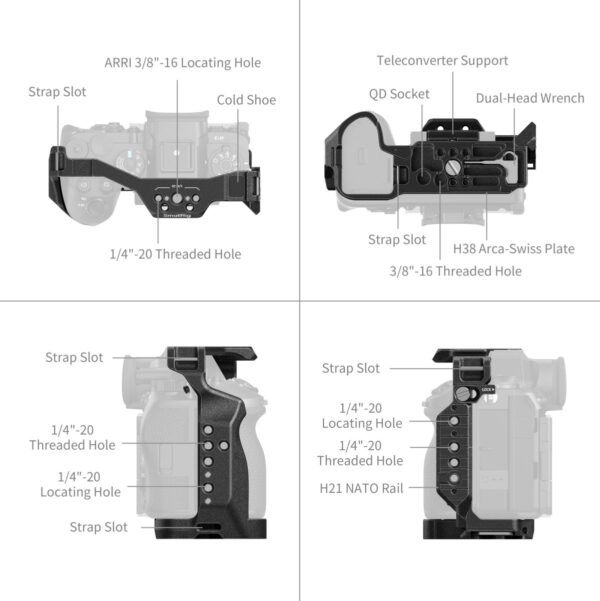 SmallRig 5642 Cage For Sony Alpha 1 II / Alpha 9 III