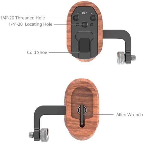 SmallRig HSN2093D Handle Wooden Universal Side