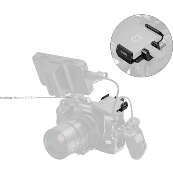 SmallRig 3272B SSD Clamp For Cage BMD Cinema Camera 6K w/ Samsung T5 / T7 / T9