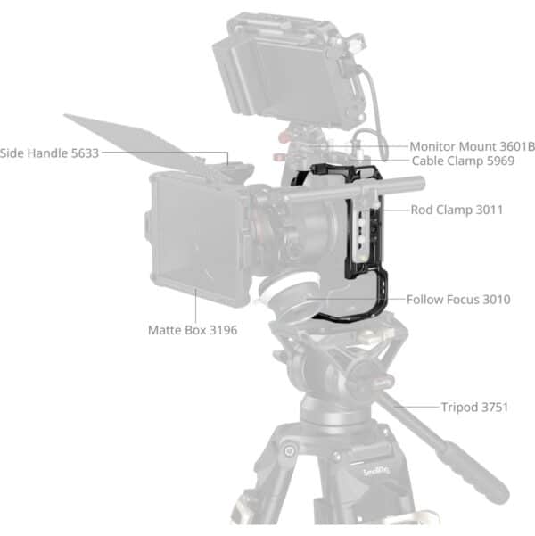 SmallRig 5954 Hawklock Quick Release Cage For Canon EOS R...