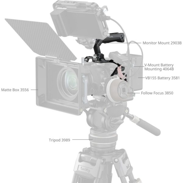 SmallRig 5957 Hawklock Quick Release Cage Kit For Canon E...