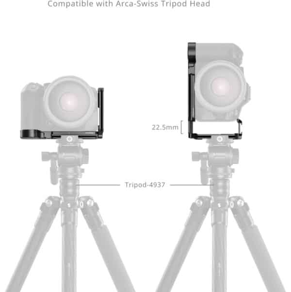 SmallRig 5962 L-Shaped Mount Plate w/ Airtag Slot For Can...