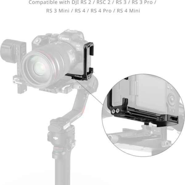 SmallRig 5962 L-Shaped Mount Plate w/ Airtag Slot For Can...