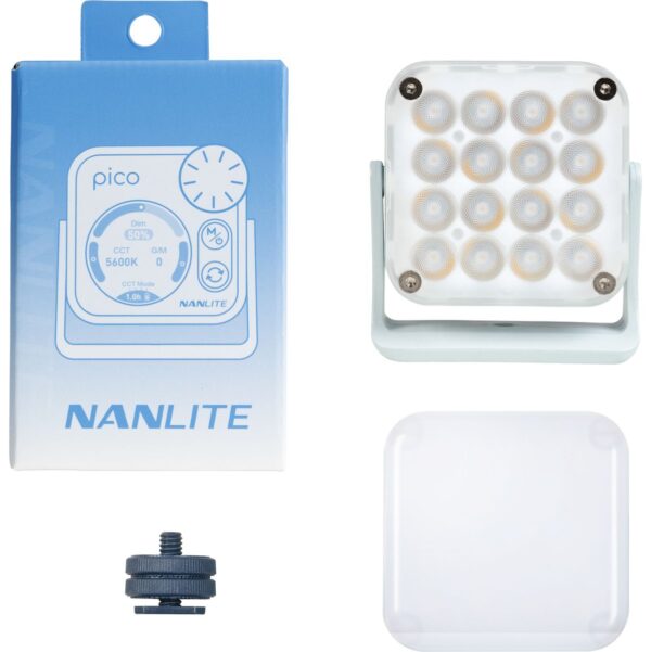 Nanlite Pico LED Mini Pocket Light (Mint Blue)