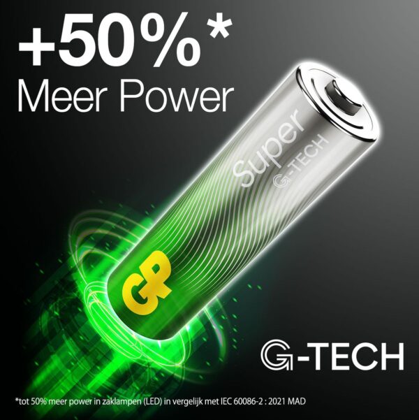 GP AA Battery GP Alkaline Super 1.5V 40 PCs