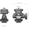 SmallRig 4888 Hawklock Quick Release Monitor Support w/ H21 Cold Shoe Mount