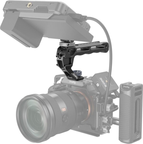 SmallRig 5322 Top Handle w/ Monitor Support Kit (Compatible w/ Cold Shoe)