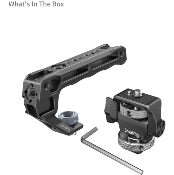 SmallRig 5322 Top Handle w/ Monitor Support Kit (Compatible w/ Cold Shoe)