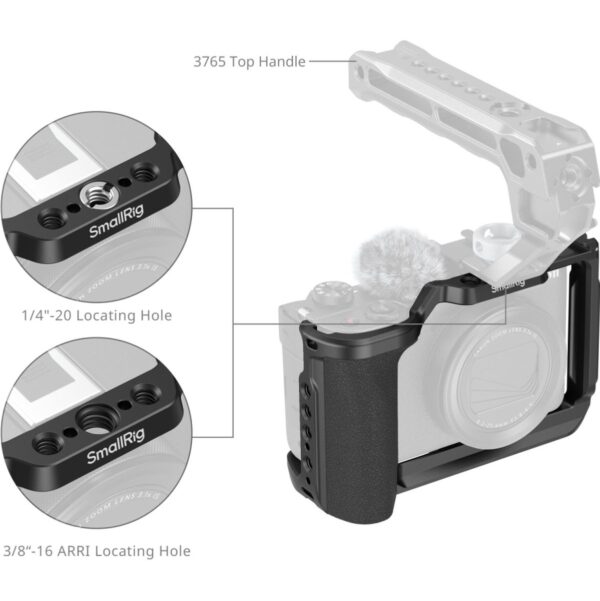 SmallRig 5807 Cage For Canon PowerShot V1 (Black)