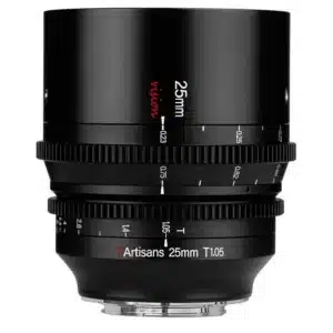 7Artisans 25mm T1.05 Sony E-Mount | Cine APS-C | Black