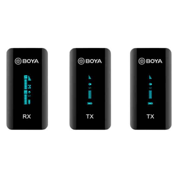 Boya 2.4 GHz Dual Lavalier Microphone Wireless BY-XM6-S2