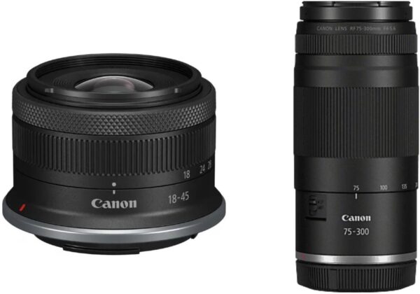 Canon EOS R50 Black + RF-S 18-45mm + RF 75-300mm - Afbeelding 2
