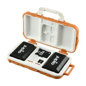 Jupio Batmem Case For 2X Camera Battery + 14 Memory Cards