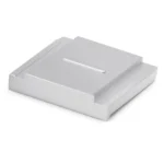 Leica Hotshoe Cover, aluminium, silver anodized finish