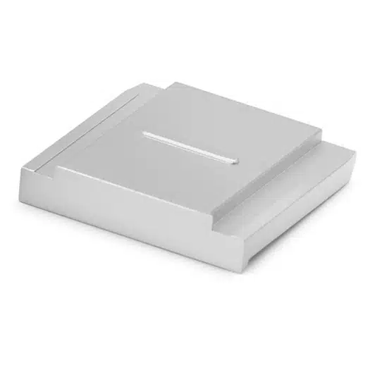 Leica Hotshoe Cover, aluminium, silver anodized finish