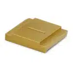 Leica Hotshoe Cover brass, blasted finish