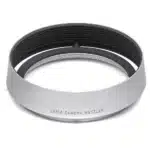 Lens Hood Q3, round, aluminium, silver anodized finish