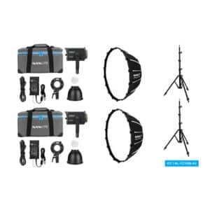 Nanlite Forza 150B Bi-Colour LED Dual Kit (w/ Light Stand...