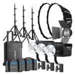 Nanlite Forza 60 II LED Tripple Kit (w/ Case Light Stand ...