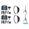Nanlite Forza 60B II Bi-Colour LED Dual Kit (w/ Light Sta...