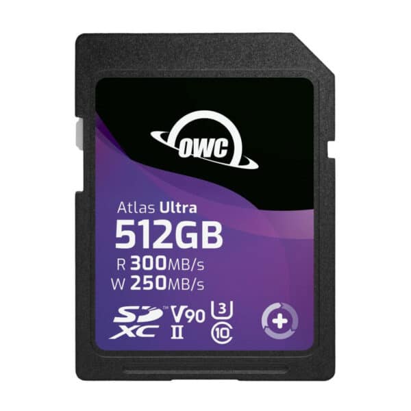 OWC Atlas S Ultra SDXC UHS-II V90 Media Card 512GB