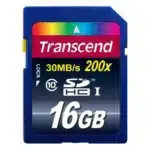 Transcend 16GB SDHC Card CLASS10