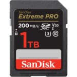 SanDisk SDXC Extreme PRO 1TB 200mb/90mb UHS-I C10 U3 V30