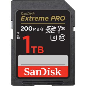 SanDisk SDXC Extreme PRO 1TB 200mb/90mb UHS-I C10 U3 V30