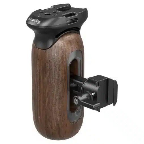 SmallRig 5239 Wooden Side Handle w/ Nato Clamp
