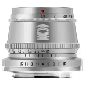 TTArtisan 35mm f/1.4 Fujifilm X-Mount | APS-C Silver