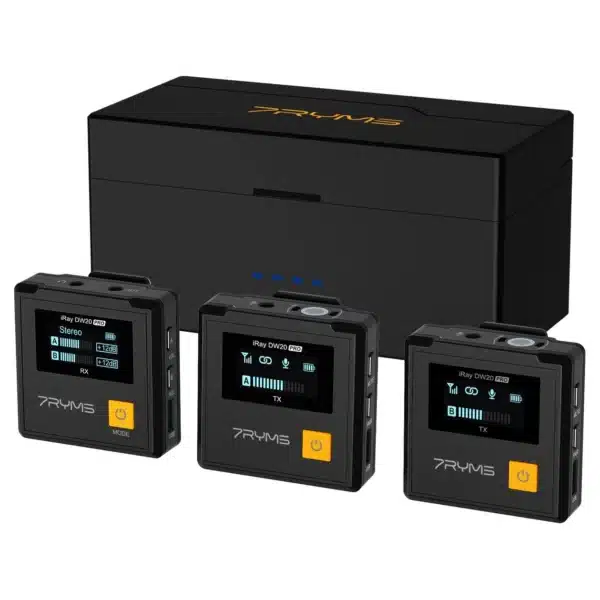7Ryms Iray DW20 Pro 2.4G DUAL-Channel Wireless Microphone