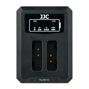 JJC DCH-NB13L USB Dual Batterycharger (For Canon NB-13L)