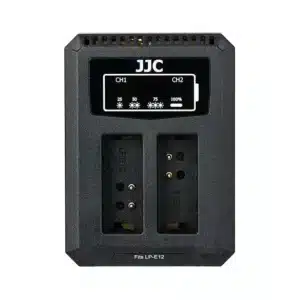 JJC DCH-LPE12 USB Dual Batterycharger (For Canon LP-E12)