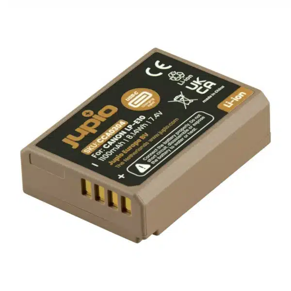 Jupio LP-E10 *ULTRA C* (USB-C input) 1100mAh