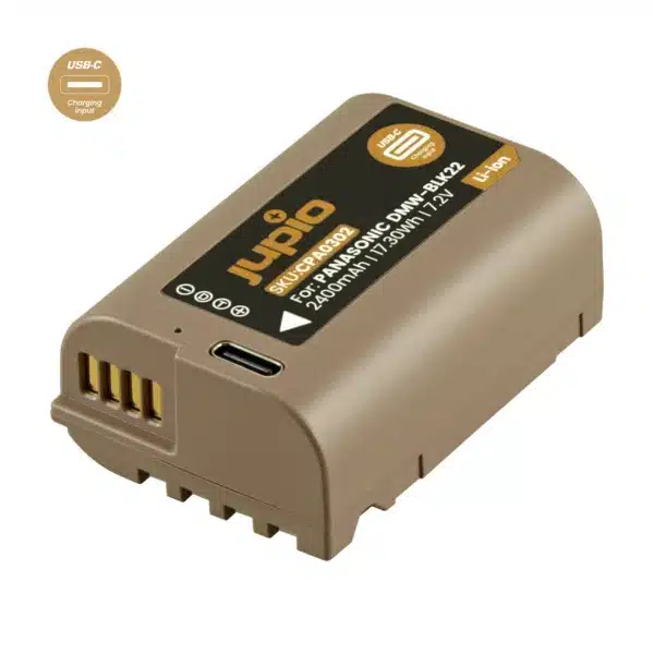 Jupio DMW-BLK22 *ULTRA C* (USB-C input) 2400mAh
