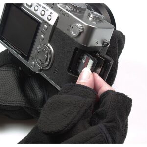 Kaiser Outdoor Photo Functional Gloves, black, size L
