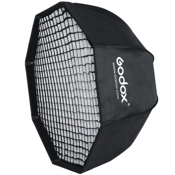 Godox Paraplu Softbox Bowens 120cm met Grid