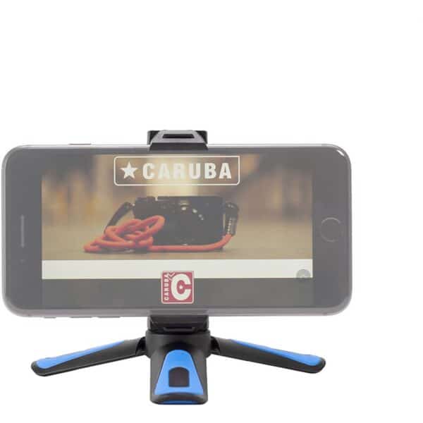 Caruba Ministar18 ministatief met phoneholder Blue
